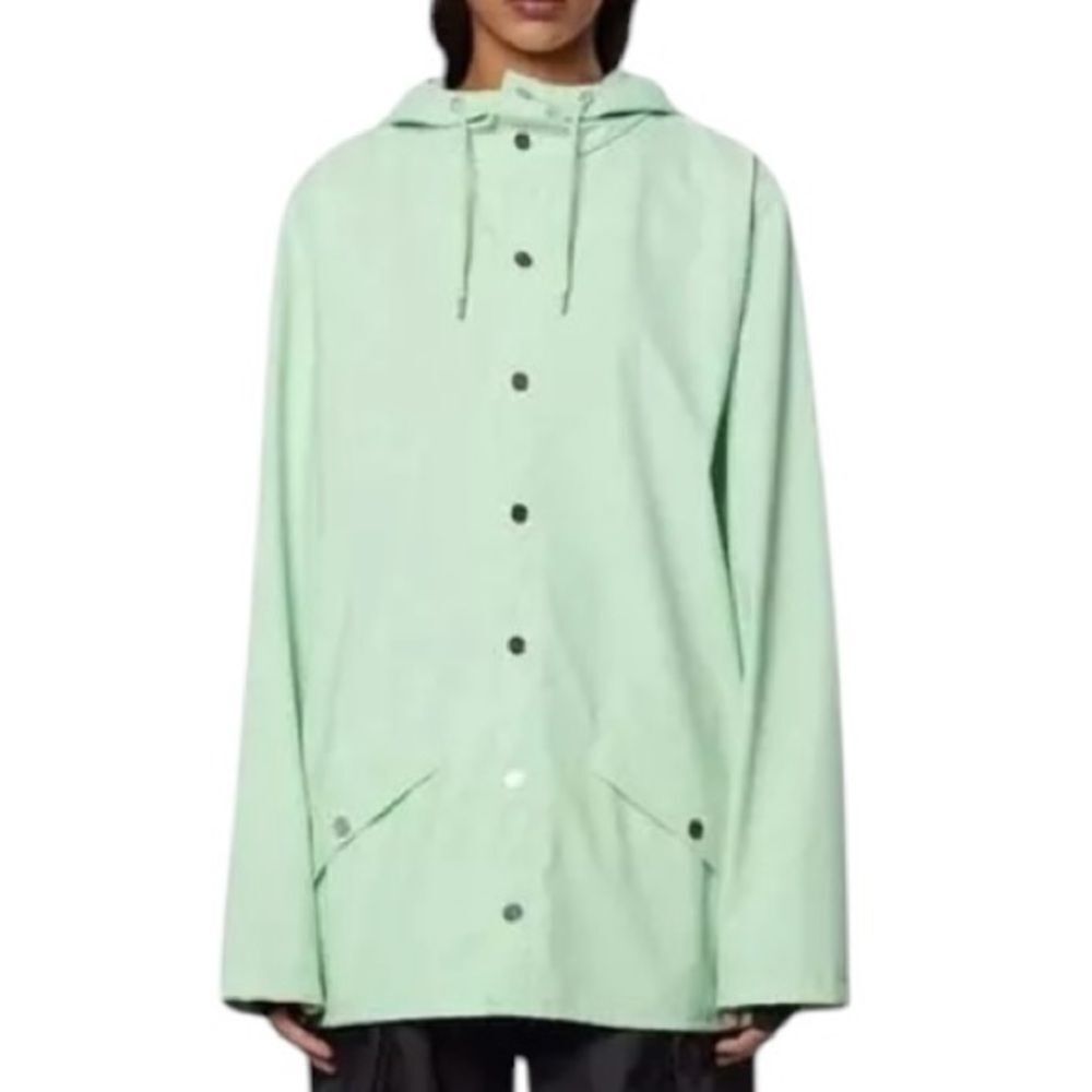 RAINS UNISEX JACKET, MINT‎ GREEN, Sz XL